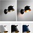 Настенный светильник в скандинавском стиле GODA WALL Черный фото 11