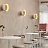 Минималистский светодиодный настенный светильник-бра LOKE 18 см  Красный фото 11
