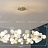 Серия кольцевых люстр с шарообразными матовыми плафонами и декоративными дисками MATISSE R 105 см   фото 4