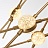 Минималистская светодиодная люстра в скандинавском стиле TRELLIS 9 плафонов Горизонталь фото 3